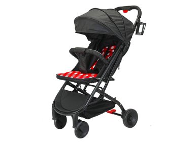 COCHE PASEO KIDSCOOL ULTRA COMPACTO MIMO ROJO - 2