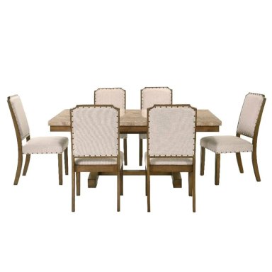 JUEGO DE COMEDOR RIPLEY HOME HAGEN MARMOL GENUINO 6 SILLAS - 3