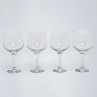 SET 4 COPAS RIPLEY HOME GIN VIDRIO TRANSPARENTE - 2