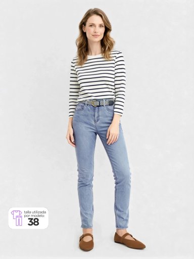 JEANS MUJER REGATTA PITILLO CON CINTURÓN - 1