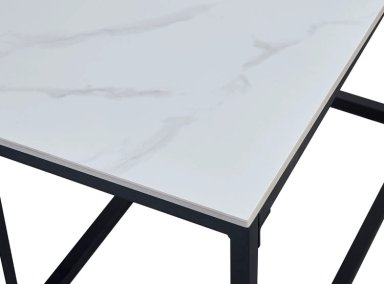MESA DE CENTRO RIPLEY HOME DALLAS METAL BLANCO 110 X 55 CM - 4