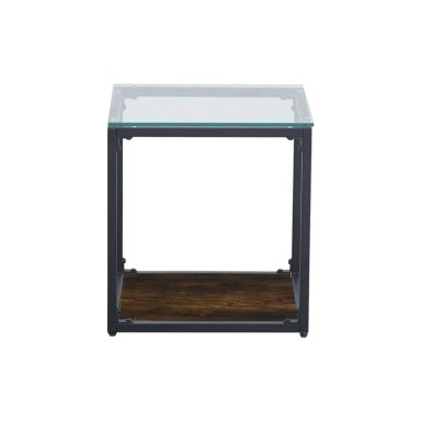 MESA LATERAL RIPLEY HOME PENÉLOPE METAL CAFÉ 45 X 45 CM - 2