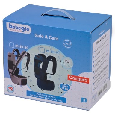 PORTA BEBE BEBEGLO RS-80190-1 GRIS RS-80190 - 5