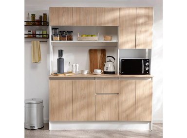 MUEBLE DE COCINA CIC CATANIA 10 PUERTAS 1 CAJÓN BLANCO - 1
