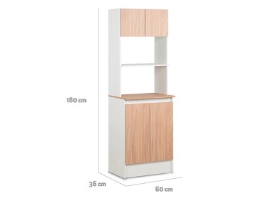 MUEBLE DE COCINA CIC NÁPOLES 15 PUERTAS BLANCO - 4
