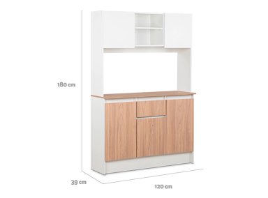 MUEBLE DE COCINA CIC CAPRI 2 PUERTAS 1 CAJÓN BLANCO - 4