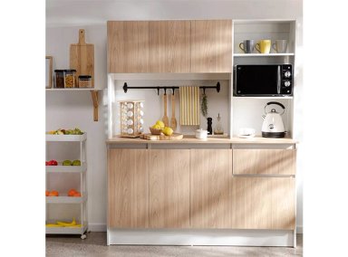 MUEBLE DE COCINA CIC NIZA 3 PUERTAS 2 CAJONES BLANCO - 1