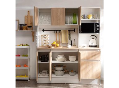 MUEBLE DE COCINA CIC NIZA 3 PUERTAS 2 CAJONES BLANCO - 2