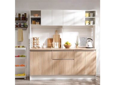 MUEBLE DE COCINA CIC IBIZA 10 PUERTAS 1 CAJÓN BLANCO - 1
