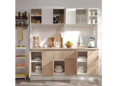 MUEBLE DE COCINA CIC IBIZA 10 PUERTAS 1 CAJÓN BLANCO - 2