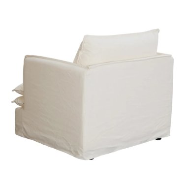 SILLON MAISON LINETT LILLE 1 CUERPO LINO MARFIL - 3