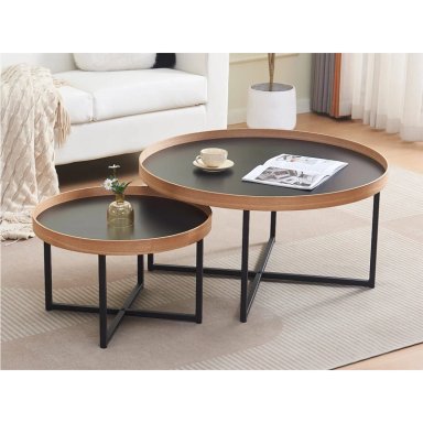 SET MESAS DE CENTRO RIPLEY HOME NATALIA X2 - 1