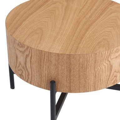 MESA DE CENTRO RIPLEY HOME CROVETTO METAL CAFÉ 55 X 55 CM - 4