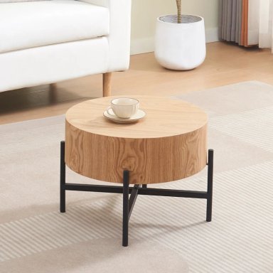 MESA DE CENTRO RIPLEY HOME CROVETTO METAL CAFÉ 55 X 55 CM - 6