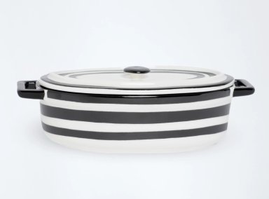 RAMEQUIN RIPLEY HOME PASTA OVAL RAYADO - 1