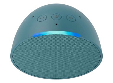 PARLANTE BLUETOOTH AMAZON  INTELIGENTE ECHO POP 1.A GENERACIÓN ALEXA AZUL PETRÓLEO - 4