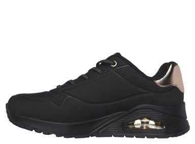 ZAPATILLAS MUJER SKECHERS NEGRO UNO SHIMMER AWAY - 3