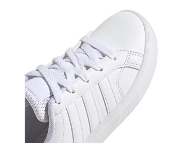 ZAPATILLAS ESCOLARES UNISEX ADIDAS BLANCO VS PACE 2.0 K - 7