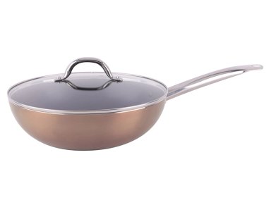 WOK LOVEN KOBBER TAPA 28 CM ALUMINIO COBRE - 1