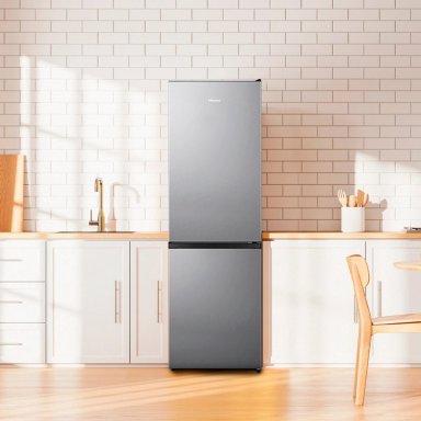 REFRIGERADOR BOTTOM FREEZER HISENSE RD-39WC 300L NO FROST PLATA - 5