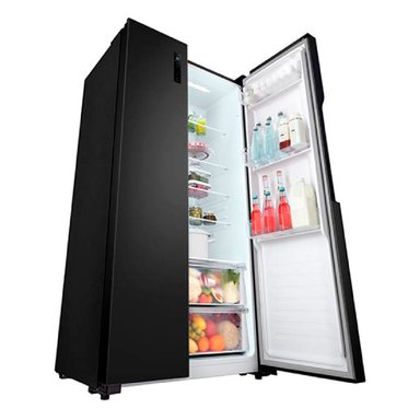 REFRIGERADOR SIDE BY SIDE LG GS51MPD 509L NO FROST NEGRO - 5