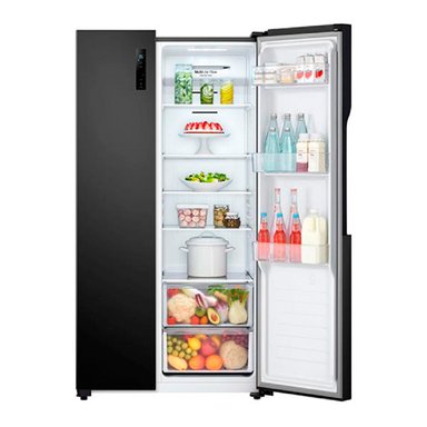 REFRIGERADOR SIDE BY SIDE LG GS51MPD 509L NO FROST NEGRO - 7