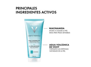 LIMPIADOR CORPORAL VICHY GEL EFFACLAR + PURIFICANTE REFILL 400 ML - 3