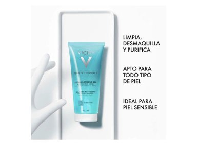 LIMPIADOR CORPORAL VICHY GEL EFFACLAR + PURIFICANTE REFILL 400 ML - 4