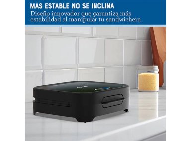 SANDWICHERA OSTER 2 REBANADAS CKSTSM400 COMPACTA PLATOS HONDOS - 11