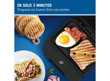 SANDWICHERA OSTER 2 REBANADAS CKSTSM400 COMPACTA PLATOS HONDOS - 5