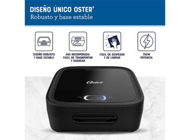 SANDWICHERA OSTER 2 REBANADAS CKSTSM400 COMPACTA PLATOS HONDOS - 6