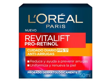 SERUM FACIAL LOREAL CREMA GEL DÍA REVITALIFT RETINOL SPF 17 50 ML - 3