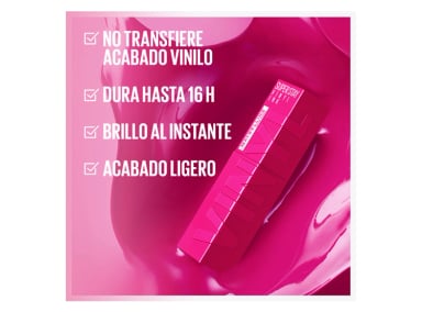 LABIAL MAYBELLINE SUPER STAY VINYL INK PINK MASHUP - 5