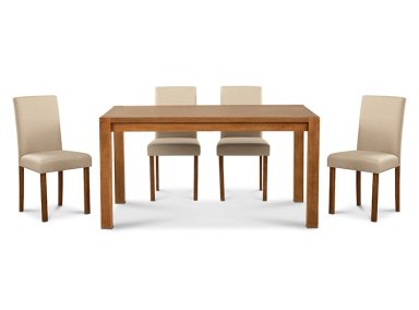 JUEGO DE COMEDOR CIC PHOENIX 6 SILLAS CAFÉ - 5