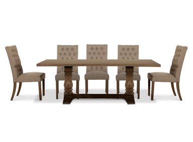 JUEGO DE COMEDOR CIC SEATTLE 8 SILLAS BEIGE - 5