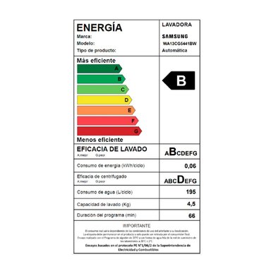 LAVADORA CARGA SUPERIOR SAMSUNG WA13CG5441BW 13KG BLANCO - 9
