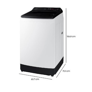 LAVADORA SAMSUNG 17 KG CARGA SUPERIOR WA17CG6441BWZS - 3
