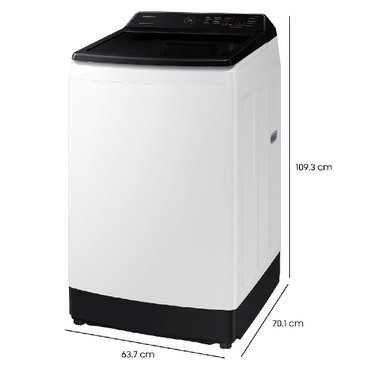 LAVADORA CARGA SUPERIOR SAMSUNG WA19CG6441BW 19KG BLANCO - 3