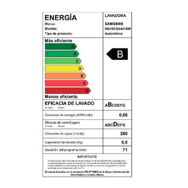 LAVADORA CARGA SUPERIOR SAMSUNG WA19CG6441BW 19KG BLANCO - 9