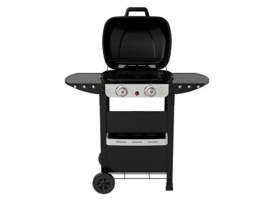 PARRILLA A GAS BBQ GRILL DENVER PRO 2Q GRIS - 4
