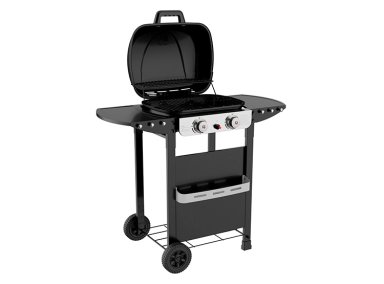 PARRILLA A GAS BBQ GRILL DENVER PRO 2Q GRIS - 5