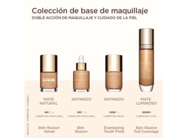 BASE DE MAQUILLAJE CLARINS 30 ML SKIN ILLUSION FULL COVERAGE - 8