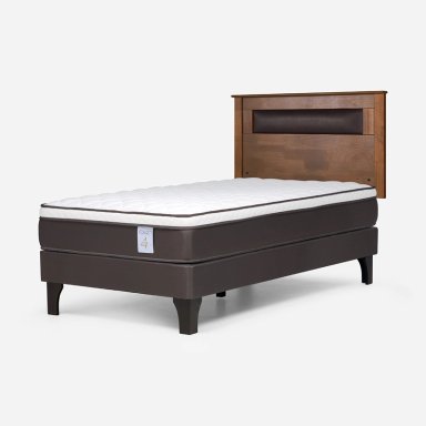 JUEGO DE DORMITORIO ROSEN CAMA EUROPEA NEW STYLE 4 PLUS 1.5 PLAZAS + RESPALDO FERRARA - 2