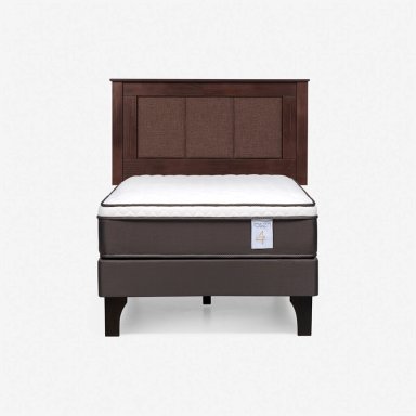 JUEGO DE DORMITORIO ROSEN CAMA EUROPEA NEW STYLE 4 PLUS 1.5 PLAZAS + RESPALDO RACHEL - 1