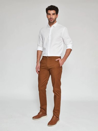 CAMISA HOMBRE CACHAREL ALGODÓN LAVADA - 4