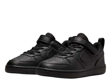 ZAPATILLAS NIÑO NIKE NEGRO COURT BOROUGH LOW RECRAFT - 2
