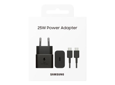 CARGADOR CELULAR SAMSUNG 25 W EP-T2510XBEGCH TIPO C NEGRO CON CABLE - 6