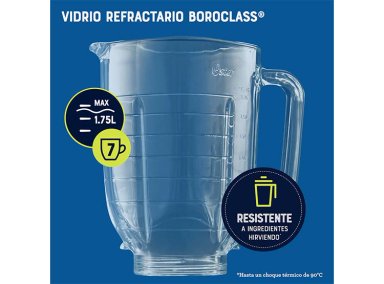 LICUADORA OSTER OSTERIZER MAX 1500W 1.75 L IZER MAX VASO VIDRIO  - 9