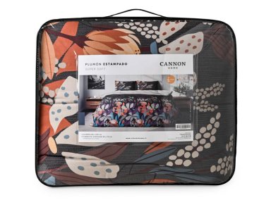 PLUMÓN CANNON BRANCH 1.5 PLAZAS MICROFIBRA GRAFITO ESTAMPADO - 7