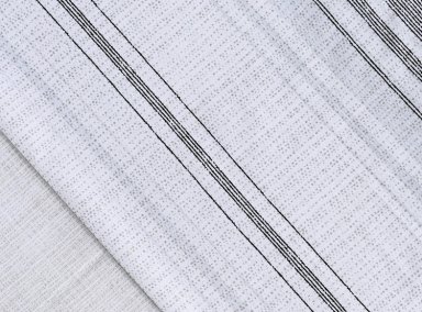 JUEGO DE SÁBANAS CANNON DIAGONALS 2 PLAZAS 200 HILOS BLANCO ESTAMPADO - 3
